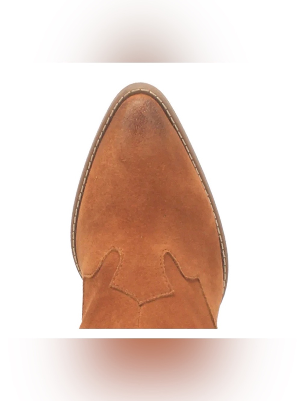 dingo Tan Suede Western Ankle Boots - Picture 12 of 16